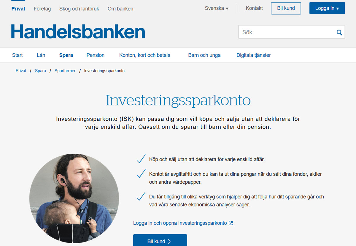 handelsbanken isk konto